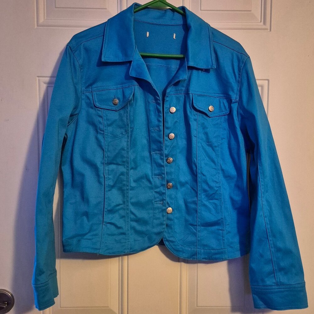 Ladies Jacket ,no label, see measurements below.